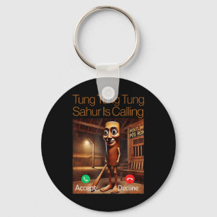 Tung Tung Tung Sahur Is Calling Funny Answer Call Key Ring