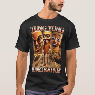 Tung Tung Tung Sahur Italian Brainrot Meme T-Shirt