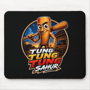 Tung Tung Tung Sahur Meme Italian Brainrot Gifts Mouse Pad