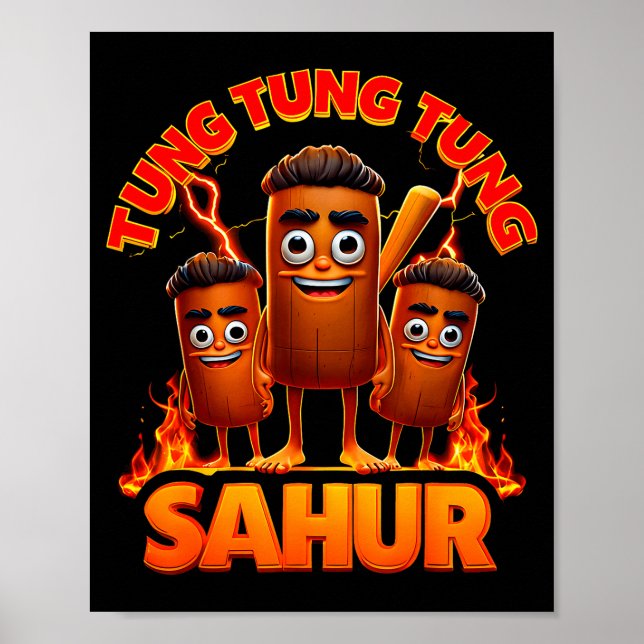 Tung Tung Tung Sahur  Poster (Front)