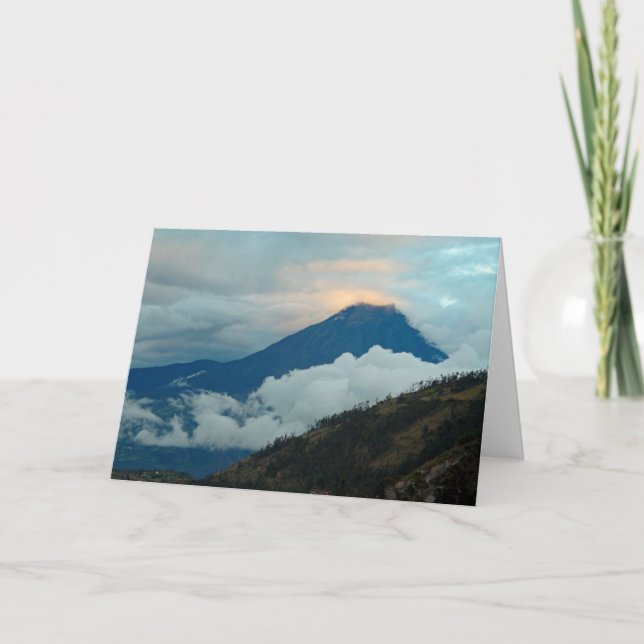 Tungurahua, Ecuador Card (Front)