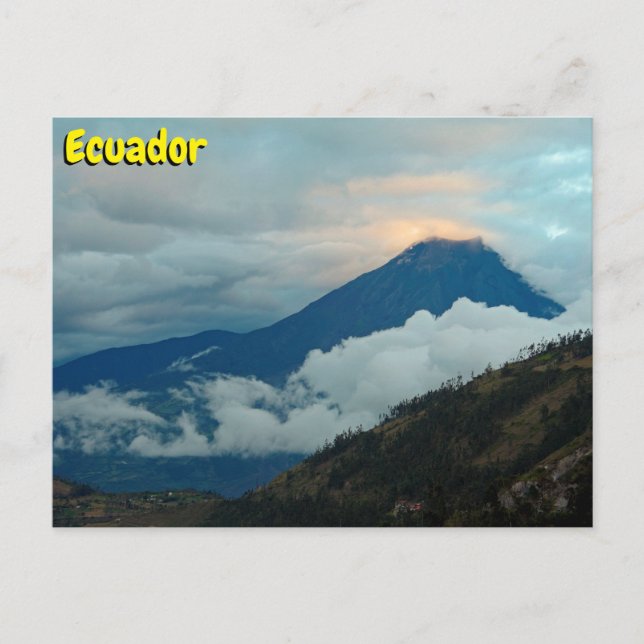 Tungurahua, Ecuador Postcard (Front)