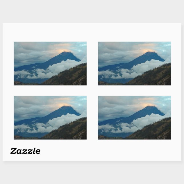 Tungurahua, Ecuador Rectangular Sticker (Sheet)