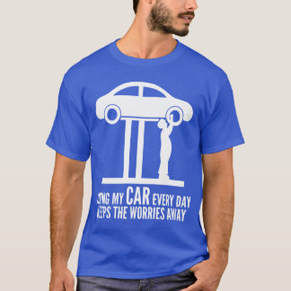 Tuning Car Guy Mechanic Engine retro vintage vinta T-Shirt