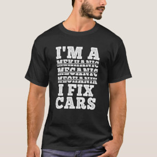 Tuning Car Repairing Cars Mechanic Tools Garage T-Shirt