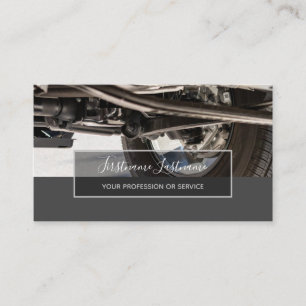 Tuning experts and mechanics car repair shop busin business card