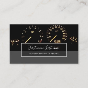 Tuning experts and mechanics car repair shop busin business card
