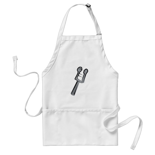 Tuning fork standard apron (Front)