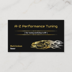 Tuning Service   Best Workshop Business Card
