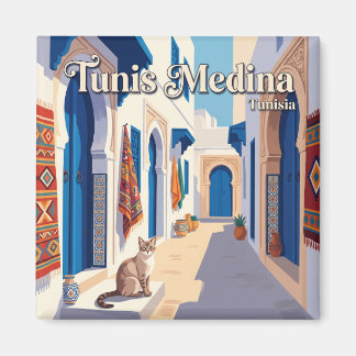 Tunis Medina Tunisia Magnet