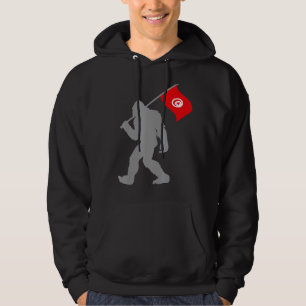 Tunis Or Tunisian Flag On Tunisia Flag Hoodie