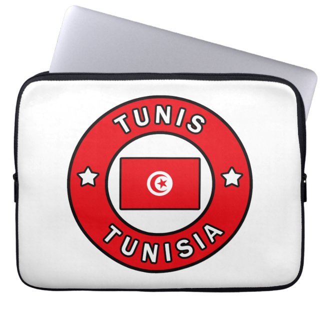 Tunis Tunisia Laptop Sleeve (Front)