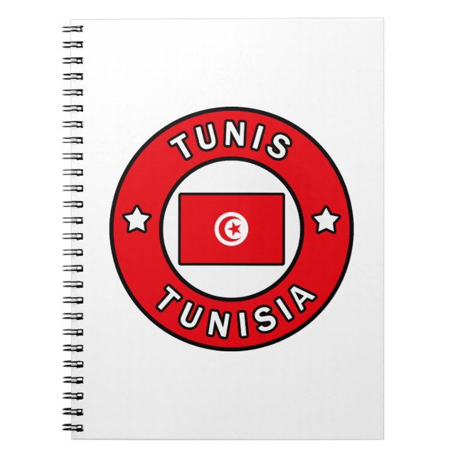 Tunis Tunisia Notebook (Front)