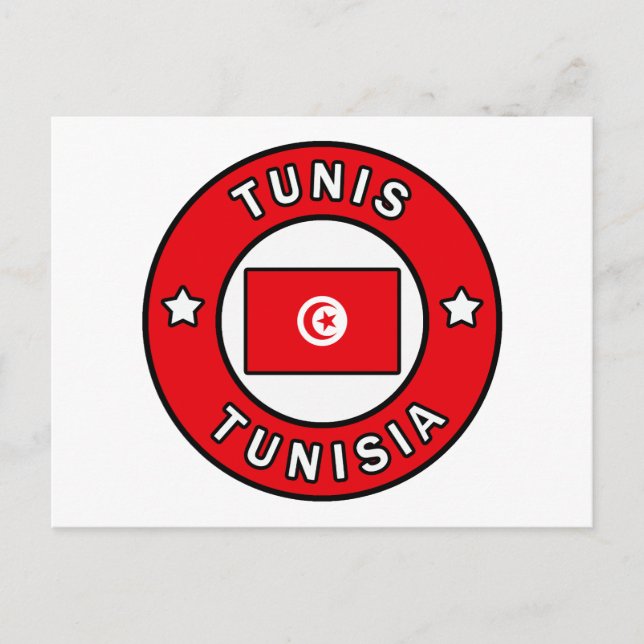 Tunis Tunisia Postcard (Front)