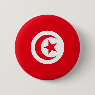 tunisia 6 cm round badge