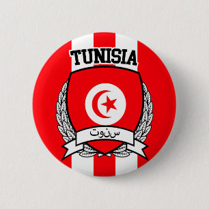 Tunisia 6 Cm Round Badge