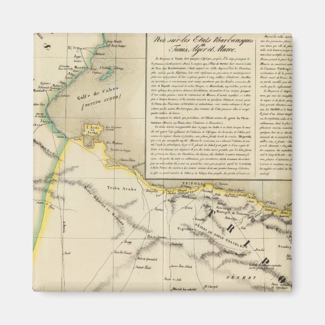 Tunisia and Libya Magnet (Front)