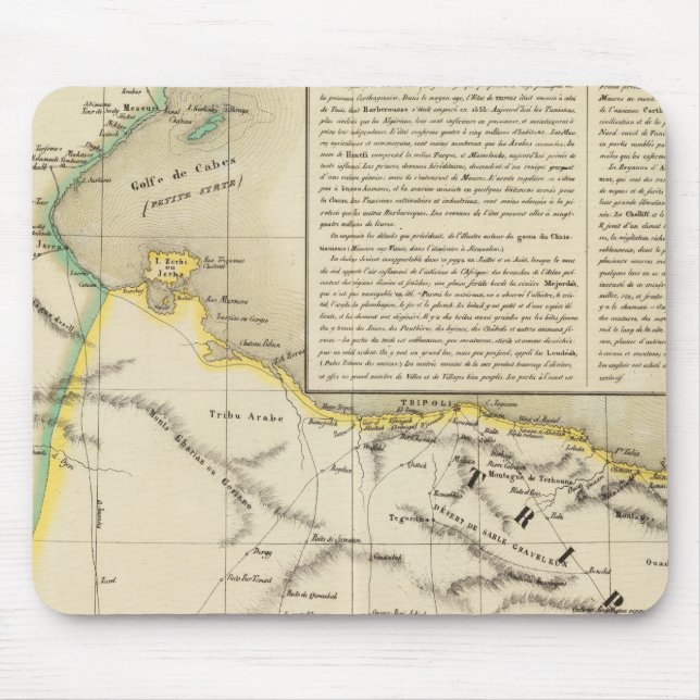 Tunisia and Libya Mouse Pad (Front)