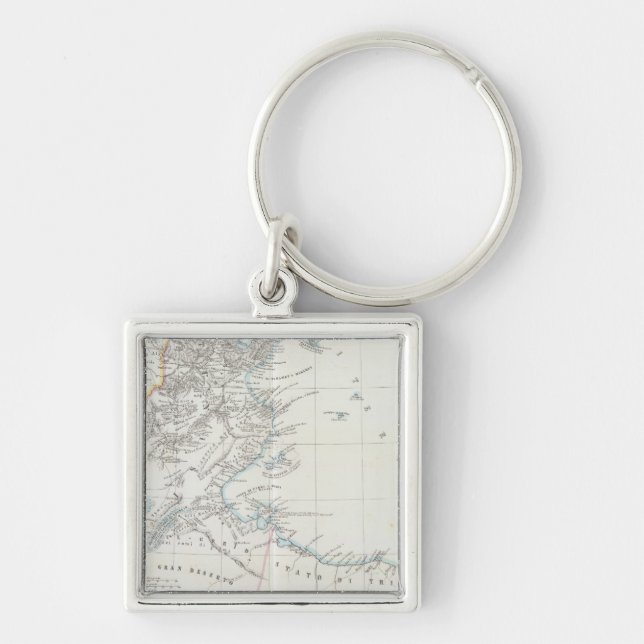 Tunisia and Lybia Key Ring (Front)
