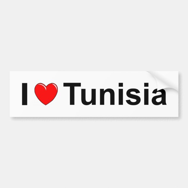 Tunisia Bumper Sticker (Front)