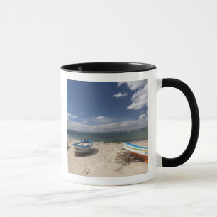 Tunisia, Cap Bon, Hammamet, fishing boats on Mug