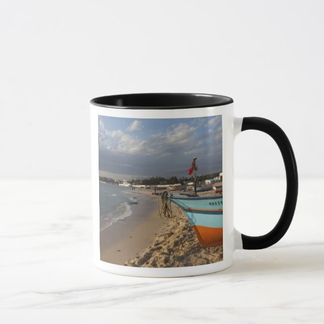 Tunisia, Cap Bon, Hammamet, waterfront, Mug (Right)