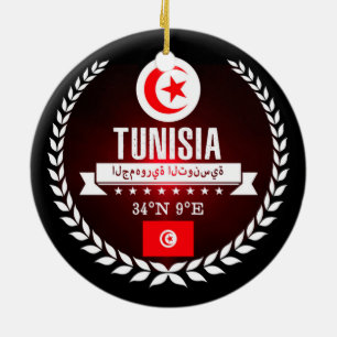 Tunisia Ceramic Tree Decoration