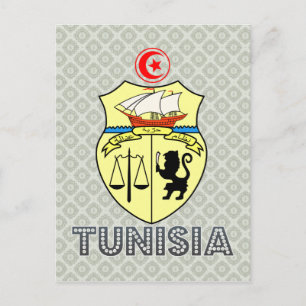 Tunisia Coat of Arms Postcard