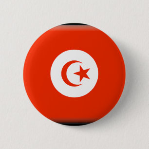 Tunisia Flag 6 Cm Round Badge