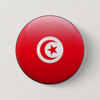 Tunisia Flag 6 Cm Round Badge