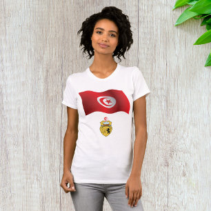 Tunisia Flag and Coat of Arms Patriotic Tunisian  T-Shirt