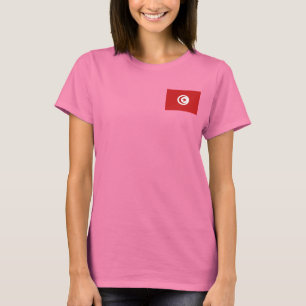 Tunisia Flag and Map dk T-Shirt