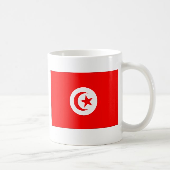 Tunisia Flag Coffee Mug (Right)