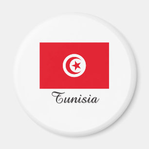 Tunisia Flag Design Magnet