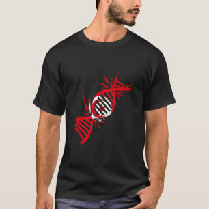 Tunisia Flag DNA Molecule Tunisian Pride Tunisian T-Shirt