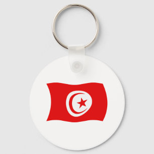 Tunisia Flag Keychain