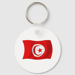 Tunisia Flag Keychain