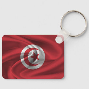 Tunisia Flag Keychain