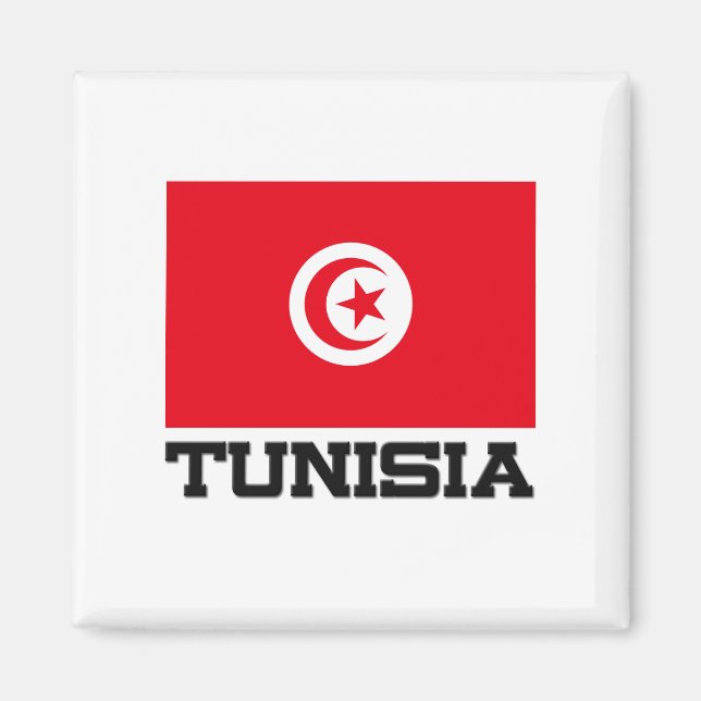 Tunisia Flag Magnet (Front)