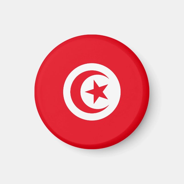 Tunisia Flag Magnet (Front)