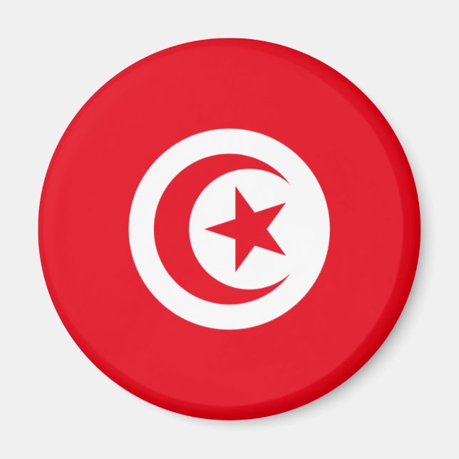 tunisia flag magnet (Front)
