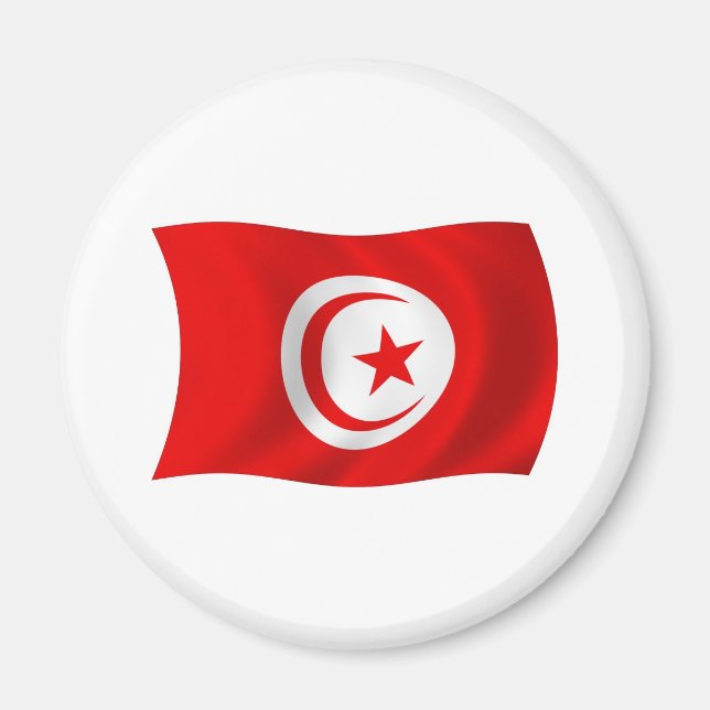 Tunisia Flag Magnet (Front)