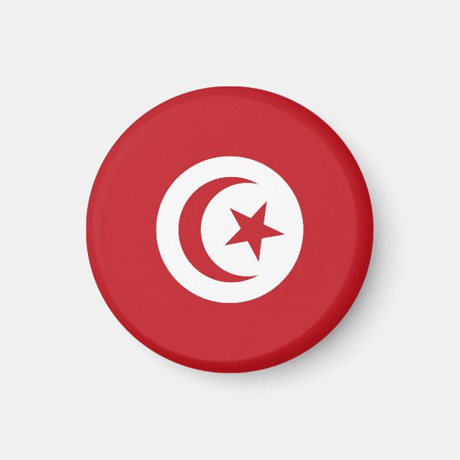 Tunisia flag magnet (Front)