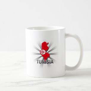 Tunisia Flag Map 2.0 Coffee Mug
