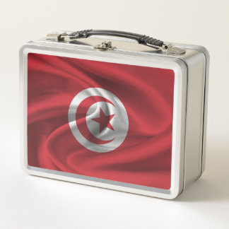 Tunisia Flag Metal Lunch Box