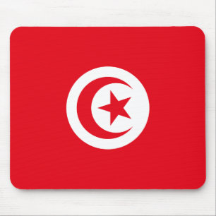 Tunisia Flag Mouse Pad