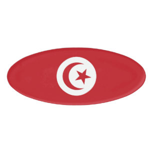 Tunisia flag name tag