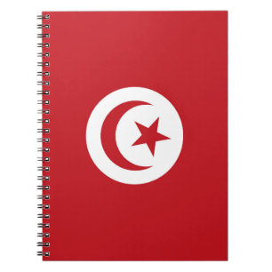 Tunisia flag notebook
