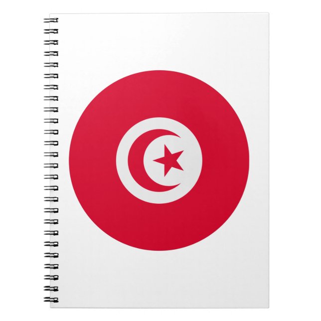 Tunisia Flag Notebook (Front)