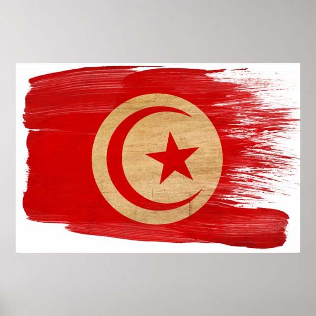Tunisia Flag Posters (Front)